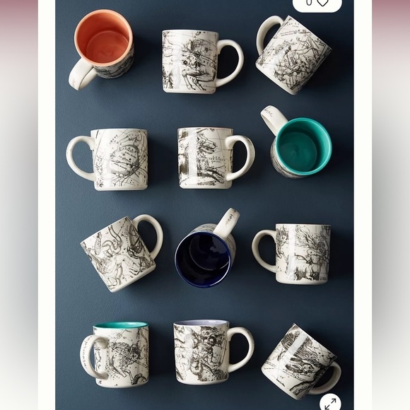 Anthropologie Salt and Earth Astrology Chart Capricorn Mug - Picture 9 of 9